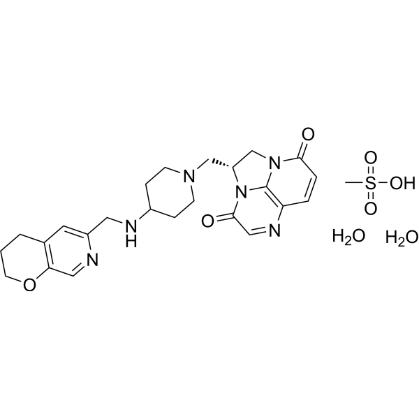 Gepotidacin mesylate hydrate 1624306-20-2